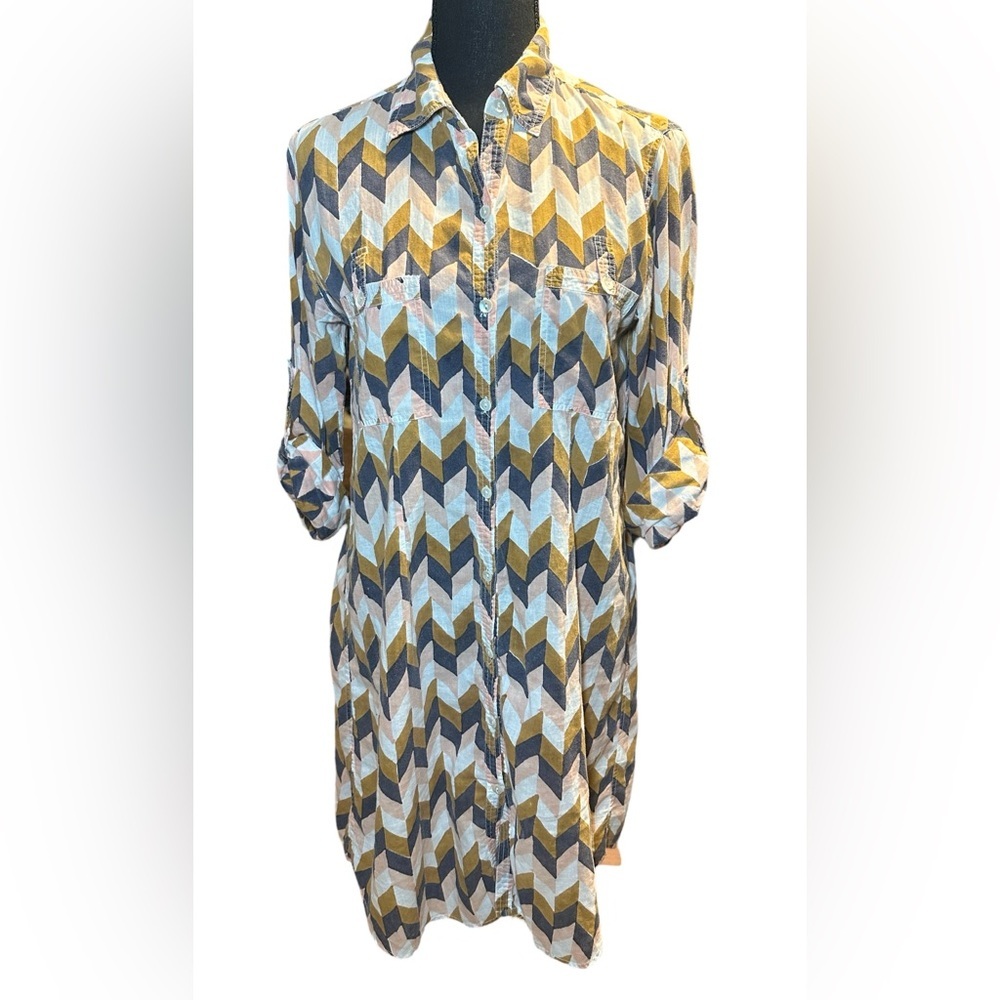 Roberta Roller Rabbit geometric tunic dress size S
